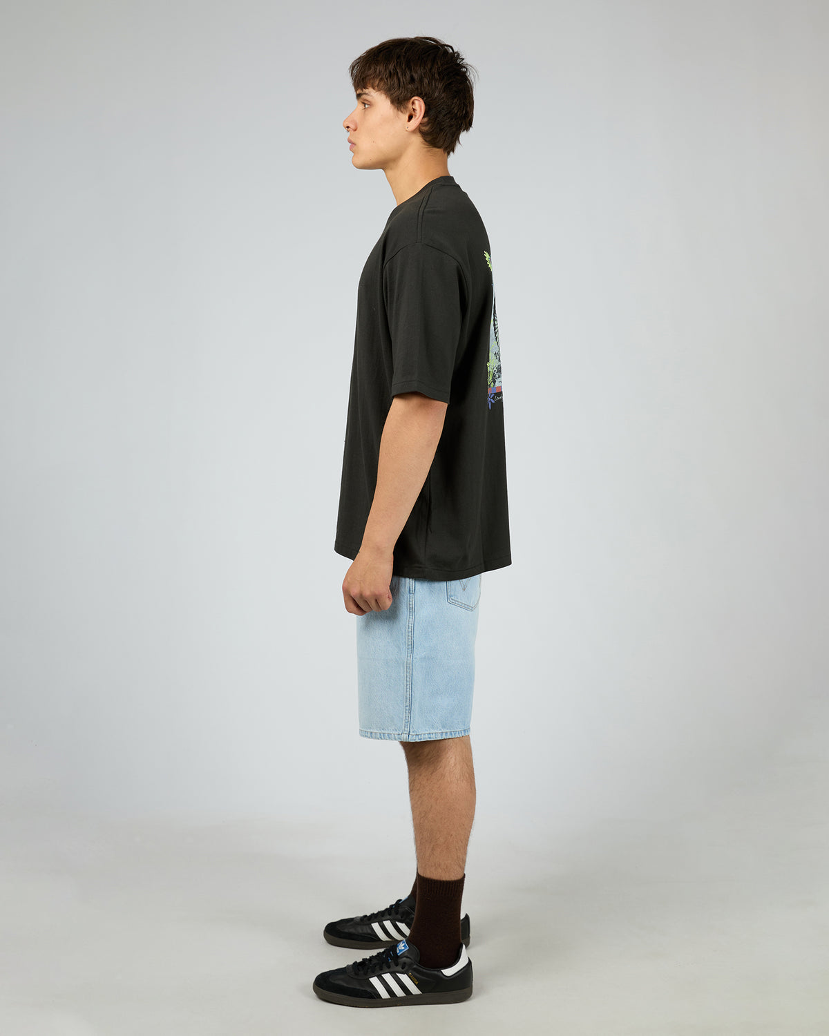 Fossil Shell Slacket Tee Worn Black
