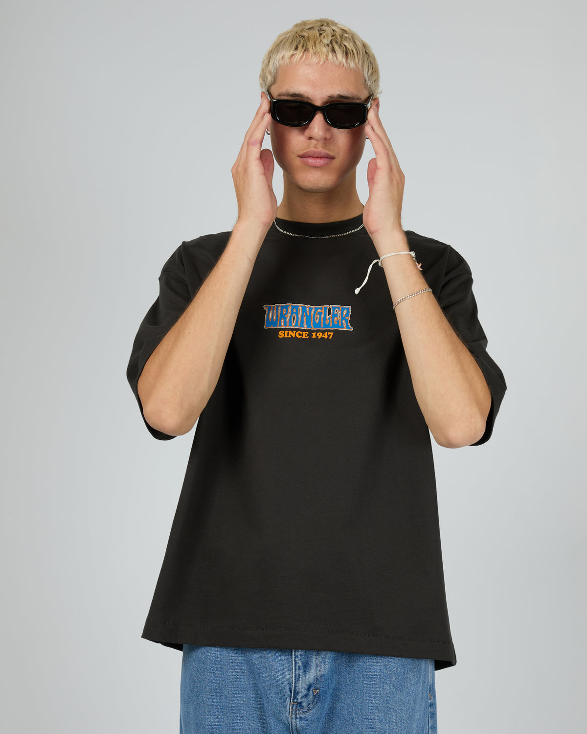 Fangs Boxcar Tee Worn Black