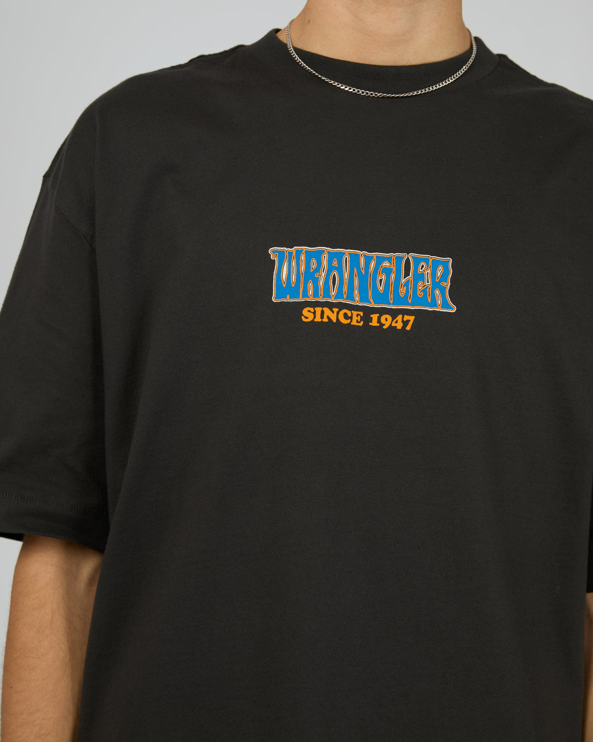 Fangs Boxcar Tee Worn Black