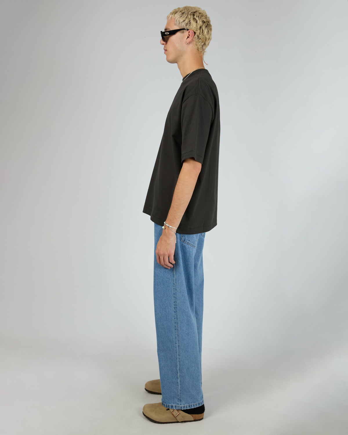 Fangs Boxcar Tee Worn Black
