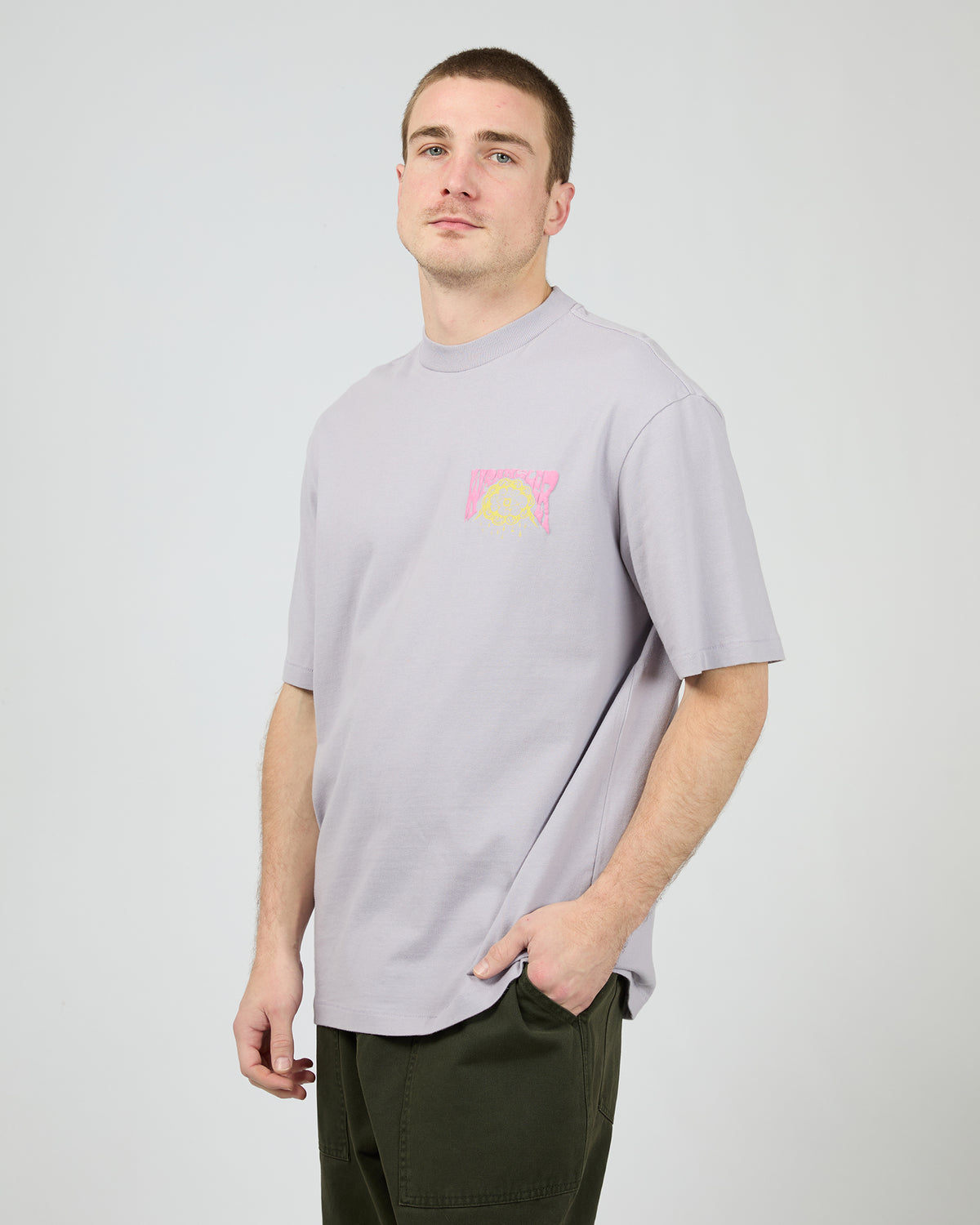 Alchemist Slacker Tee Concrete Purple