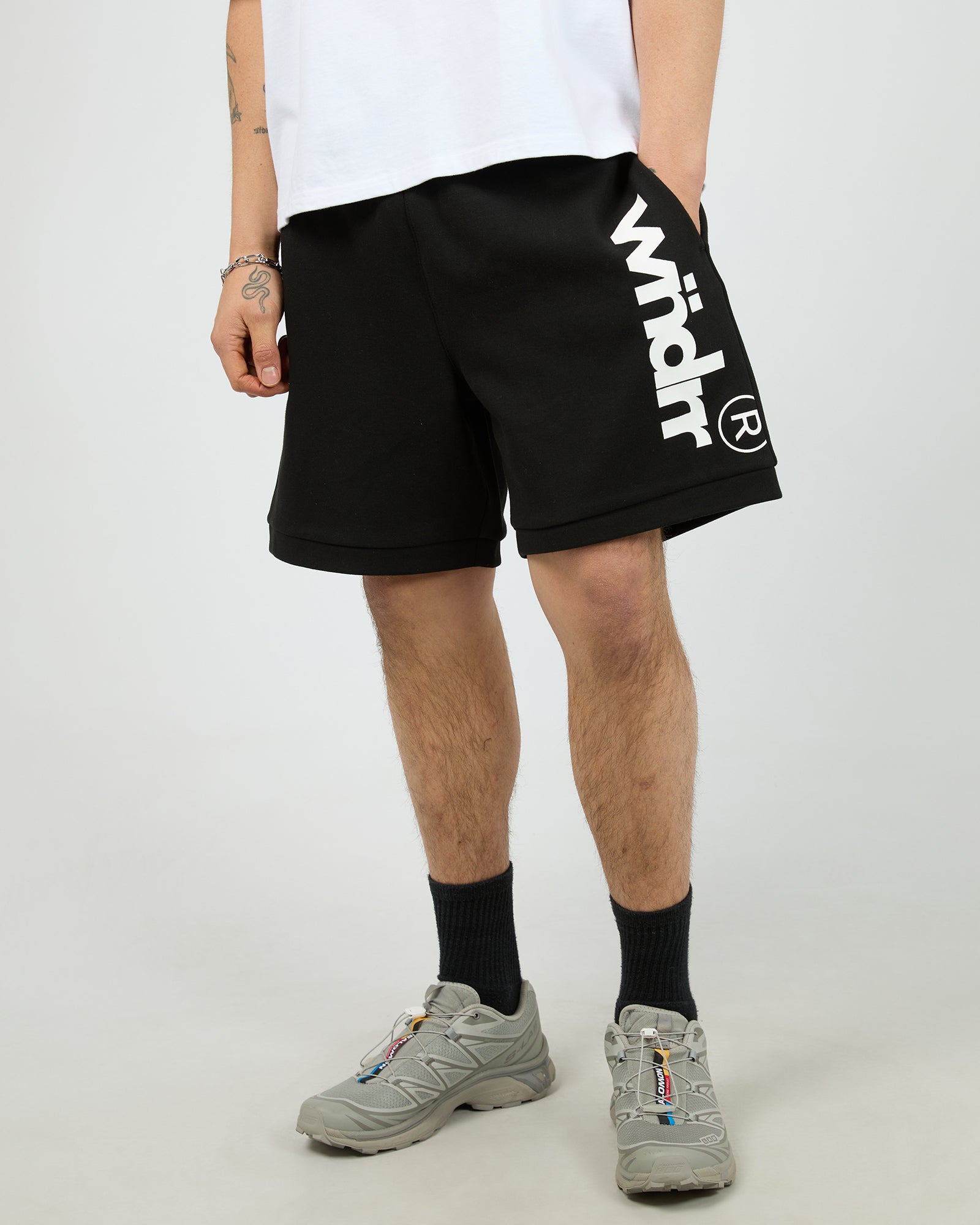 Offcut Tech Trackshort Black
