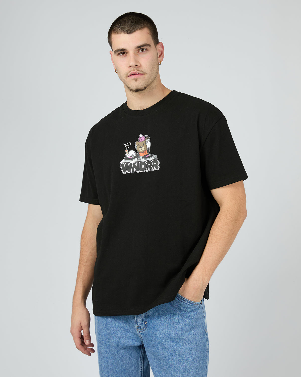 Beats Box Fit Tee Black