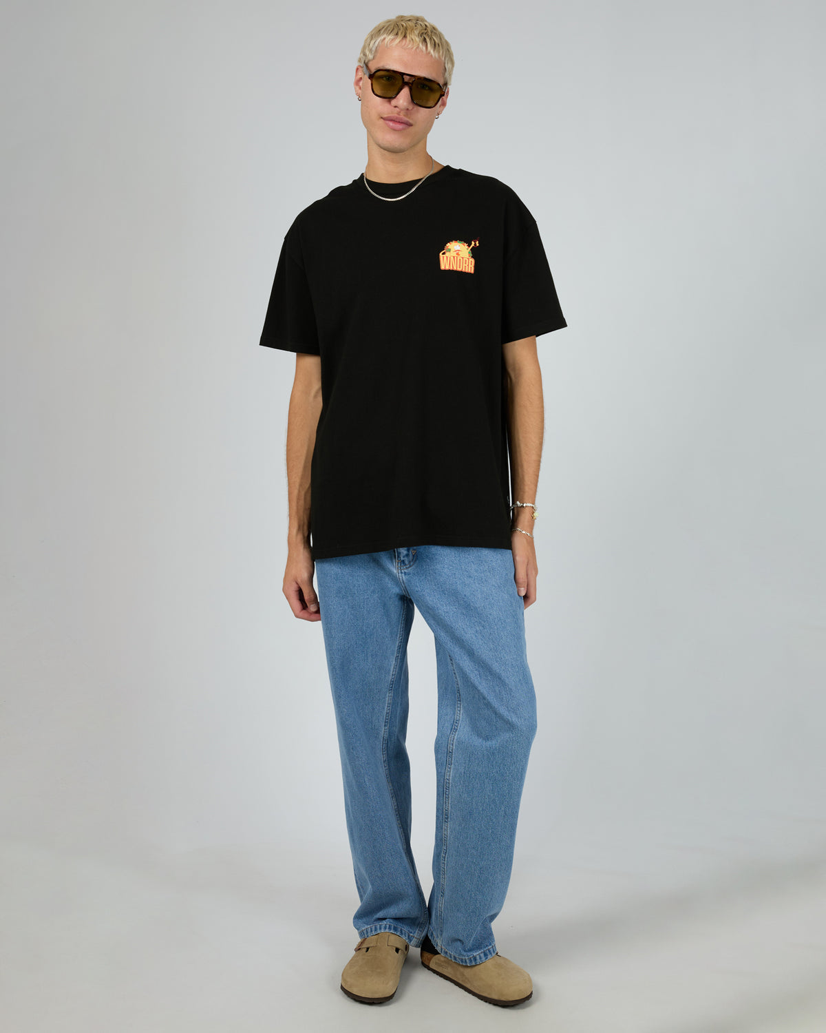 Taco Box Fit Tee Black