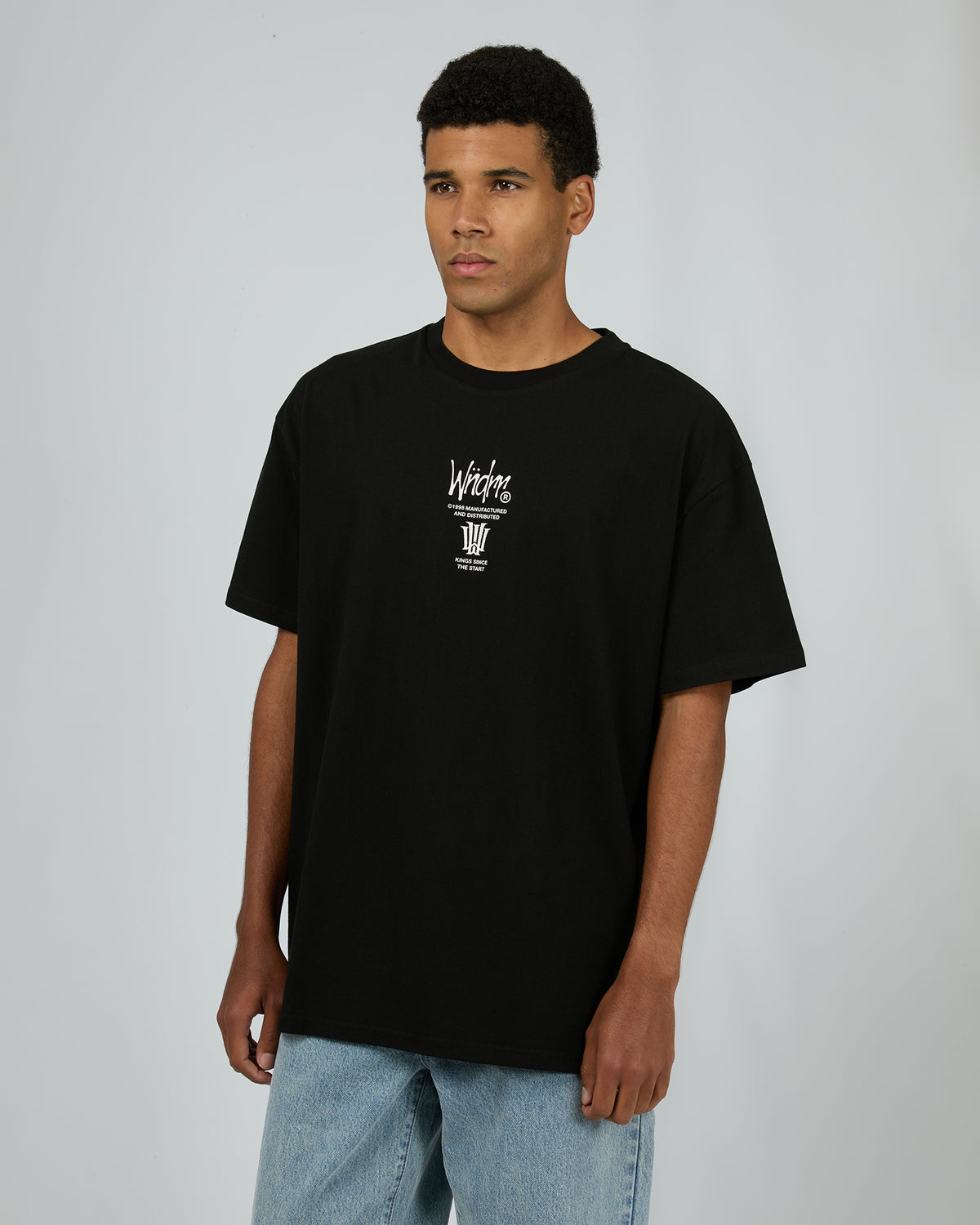 Noise Box Fit Tee Black