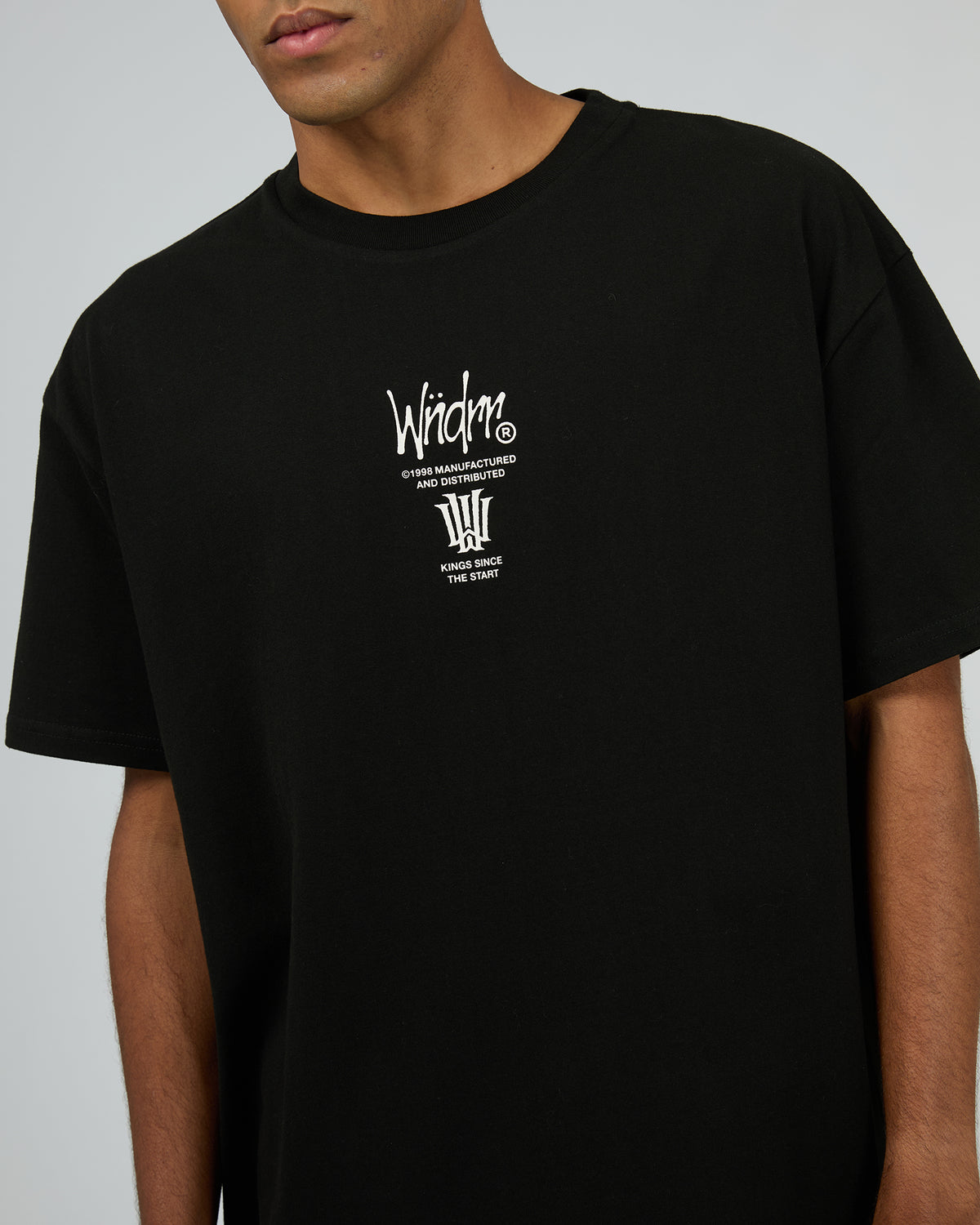 Noise Box Fit Tee Black