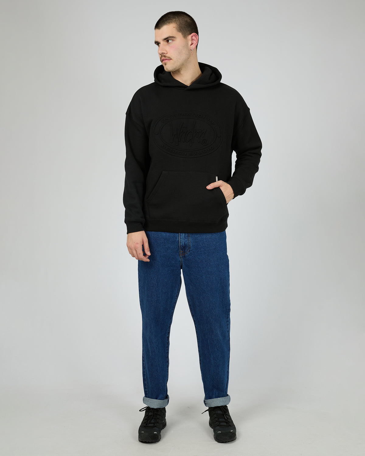 Minted Hood Sweat Black