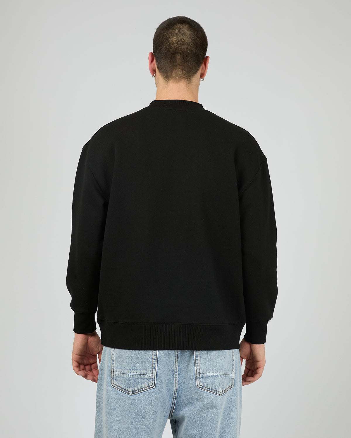 Chant Crew Sweat Black