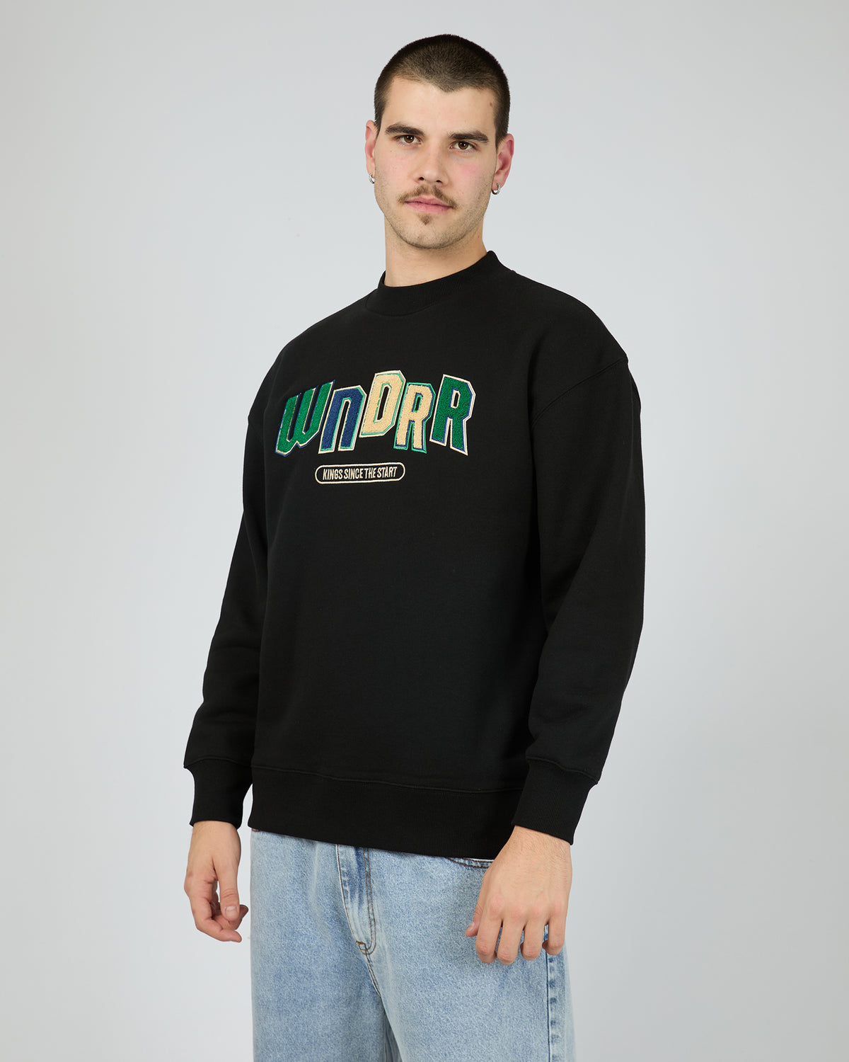 Chant Crew Sweat Black