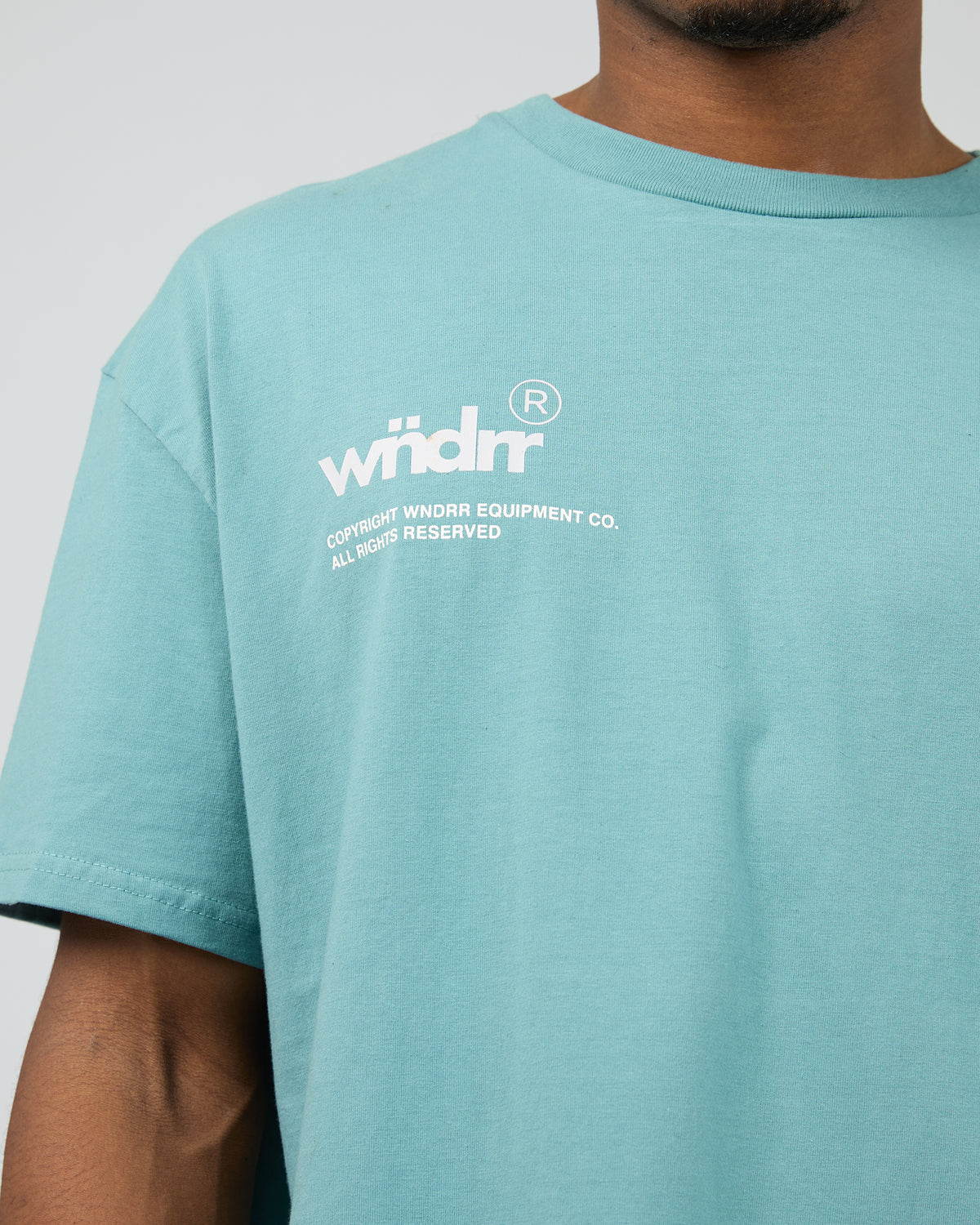 Syndicate Box Fit Tee Dusk Blue