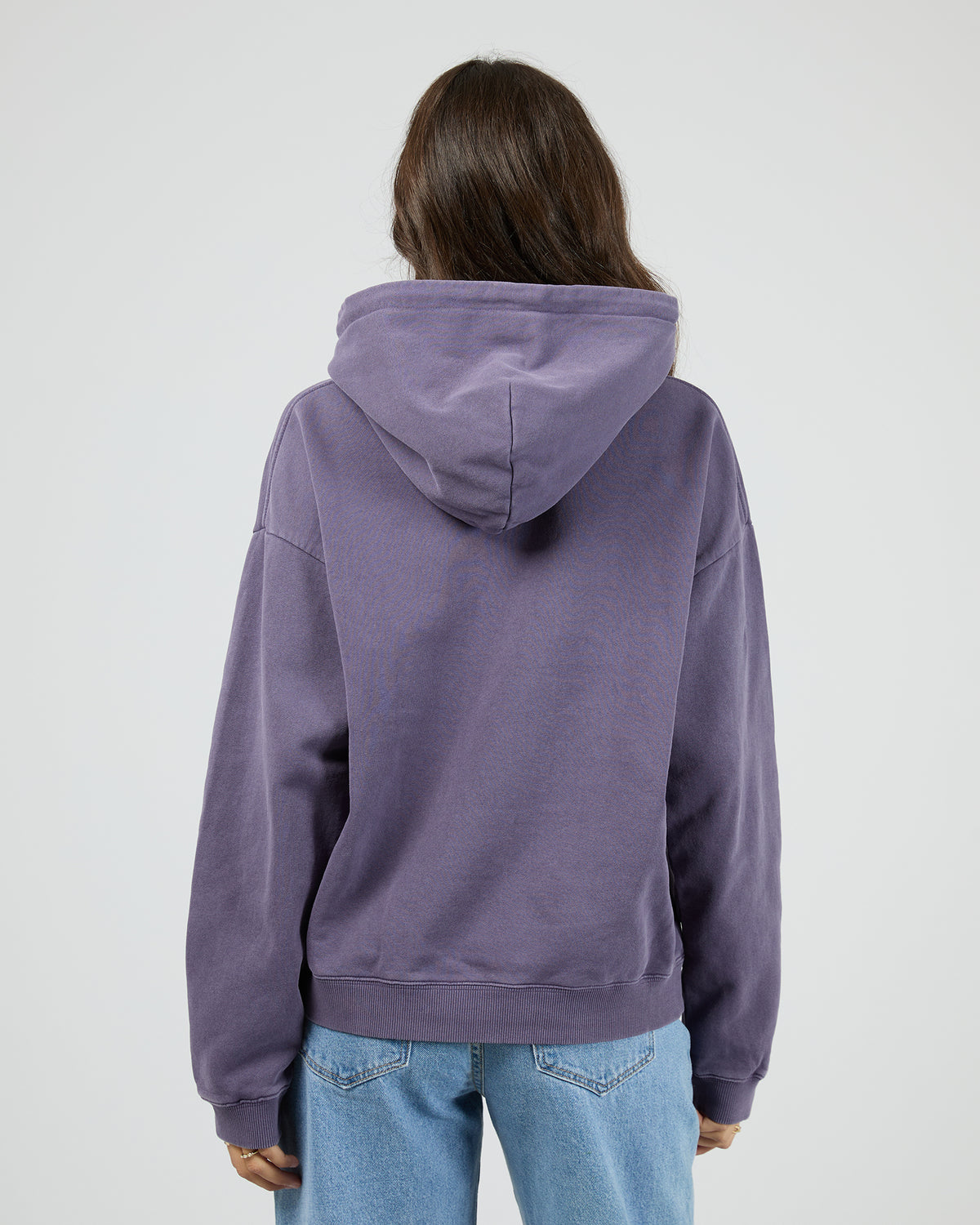 Loop State Recycled Pull On Hood Vintage Aubergine