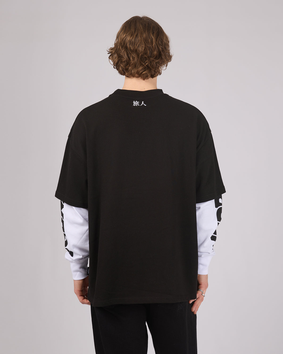 Shodo Layered L/S Tee Black