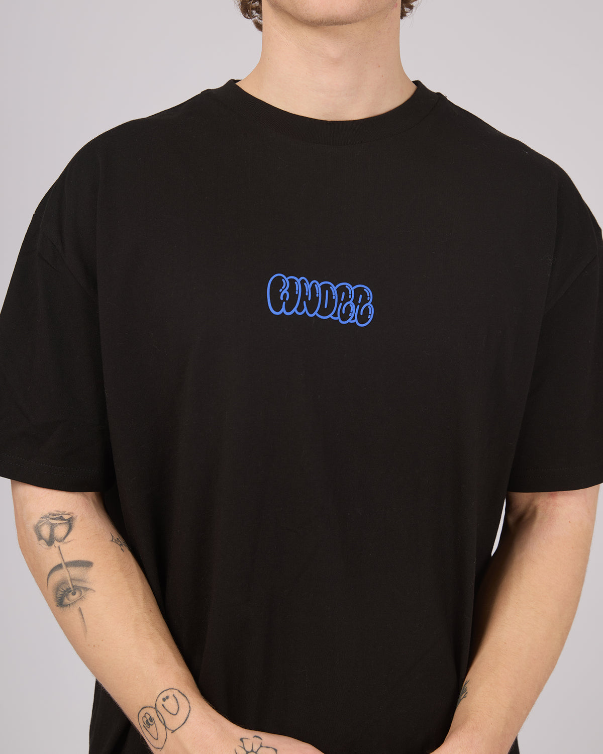 Blissed Out Box Fit Tee Black