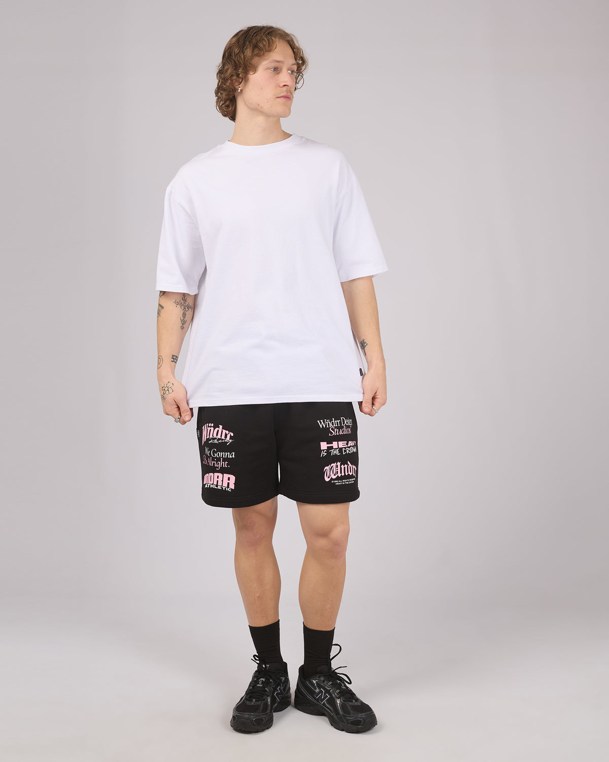 Collective Tech Trackshort Black Pink