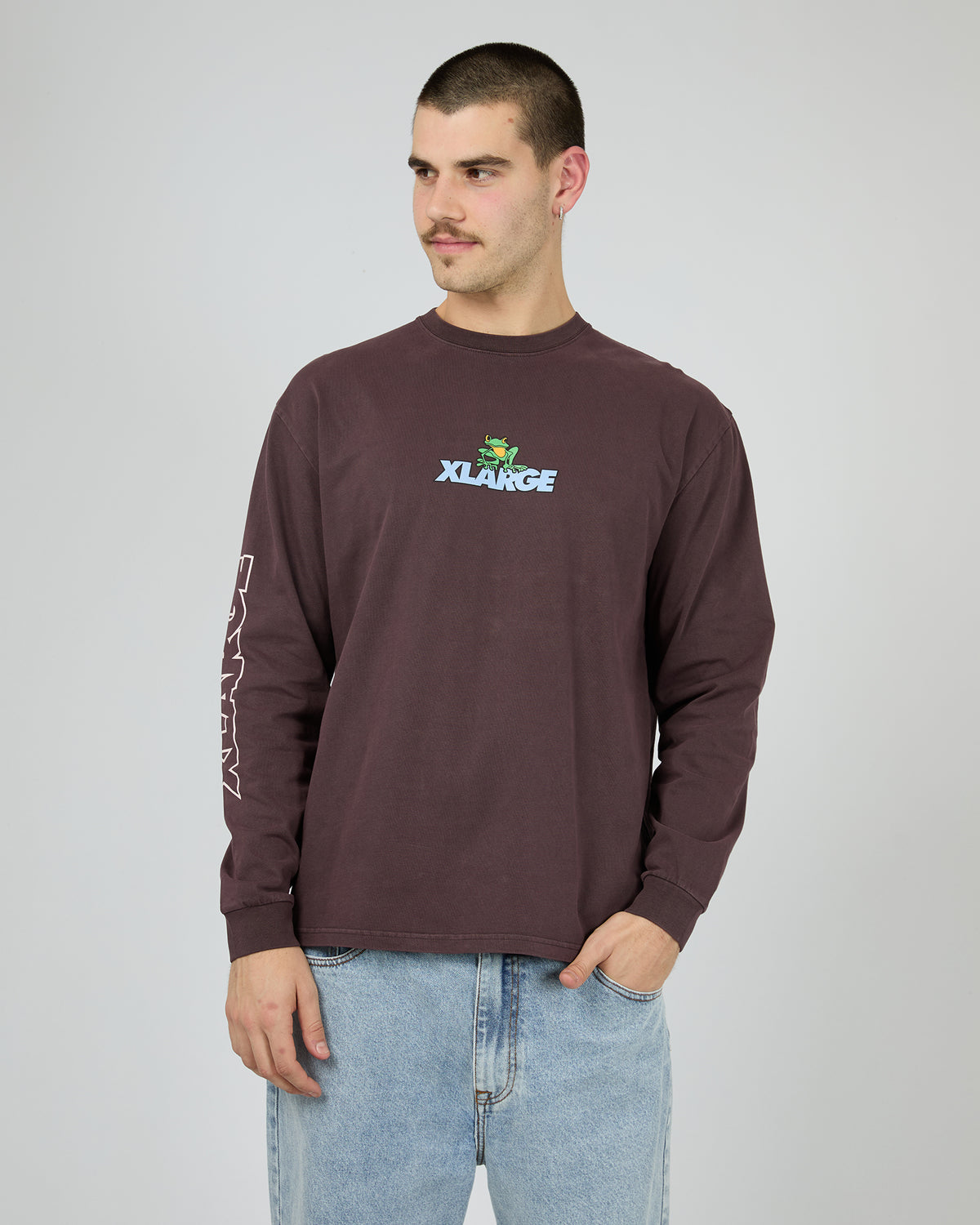 Frog Ls Tee Chocolate Plum