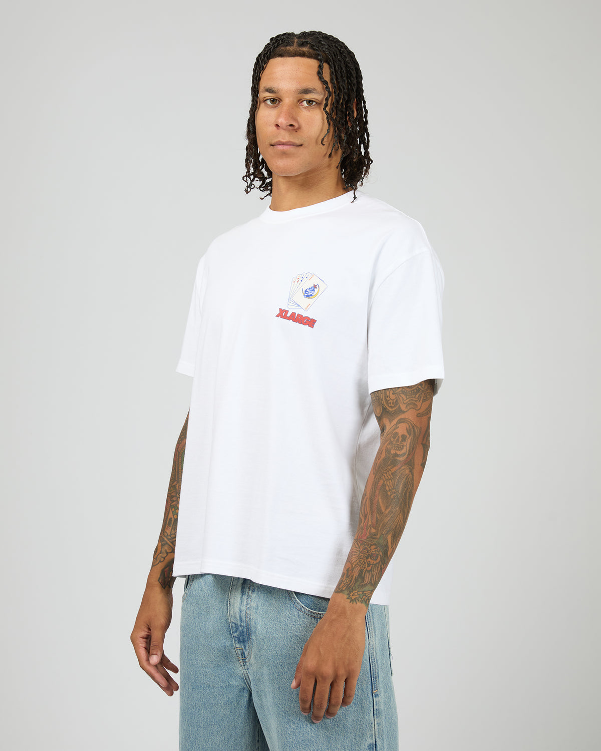 Cards Short Sleeve Tee White
