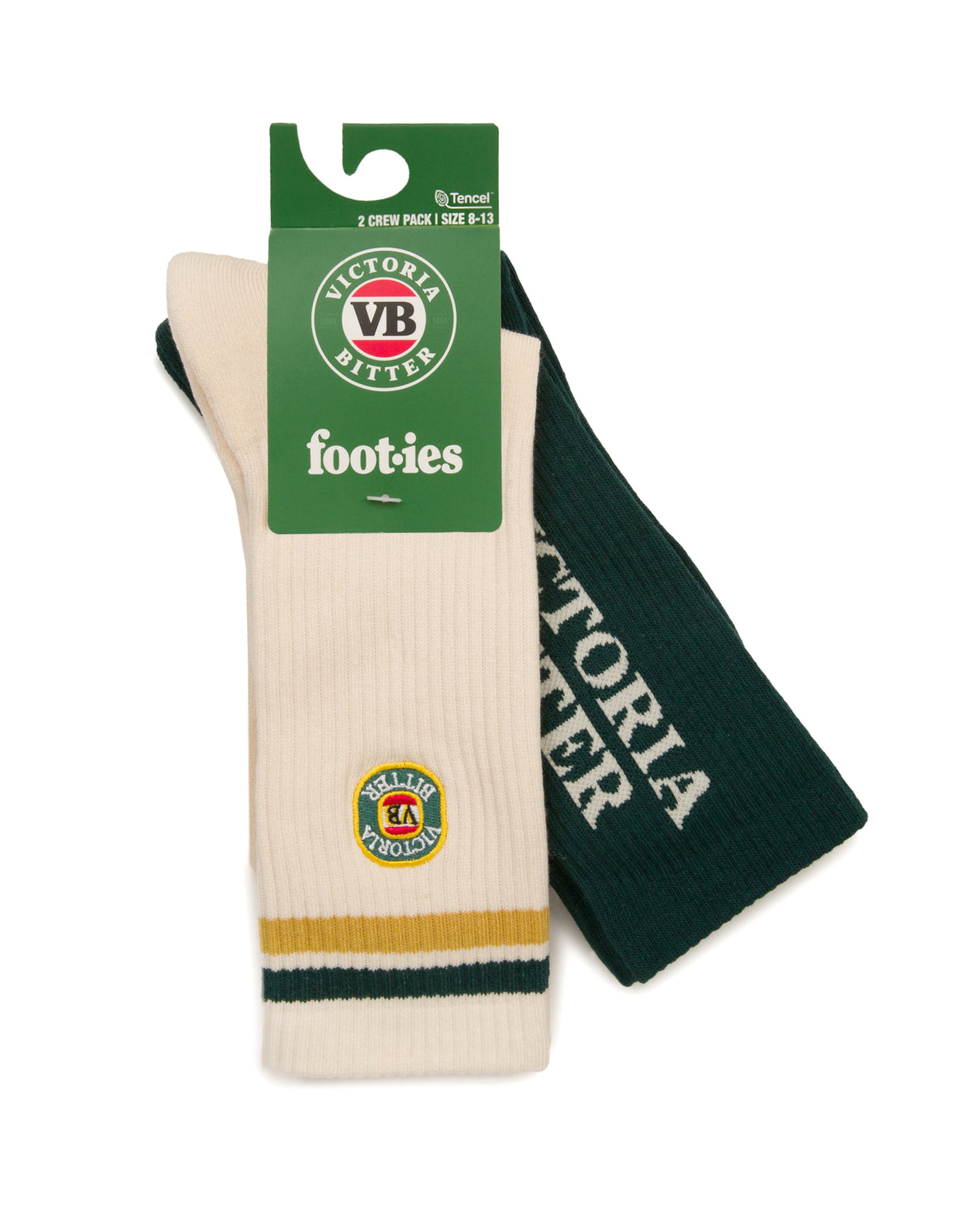 Retro Fresh Sneaker Sock 2 Pack White Green