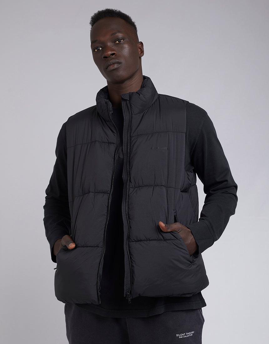 Fade Puffer Vest Black