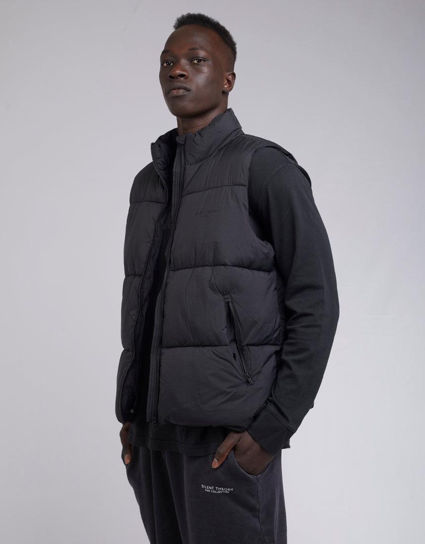 Fade Puffer Vest Black