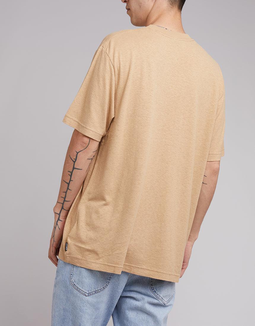 Afends-Heatwave Retro Fit Tee Tan-Edge Clothing