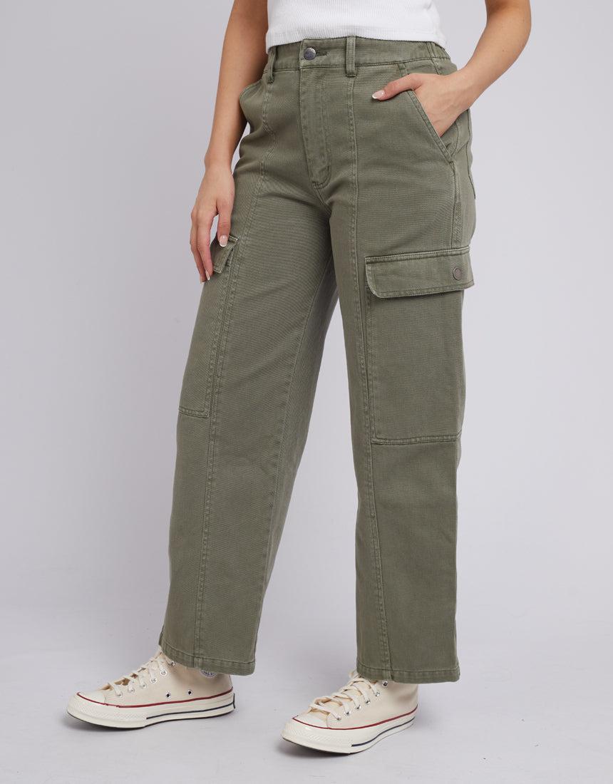 All About Eve-Stevie Cargo Pant Khaki-Edge Clothing