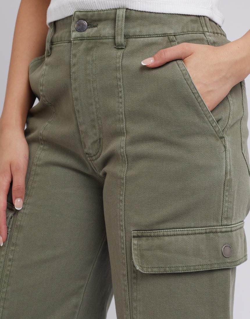 All About Eve-Stevie Cargo Pant Khaki-Edge Clothing