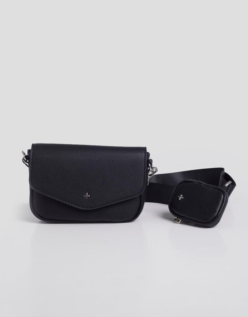 Peta and Jain-Legacy Cross Body Bag W/pouch Black-Edge Clothing