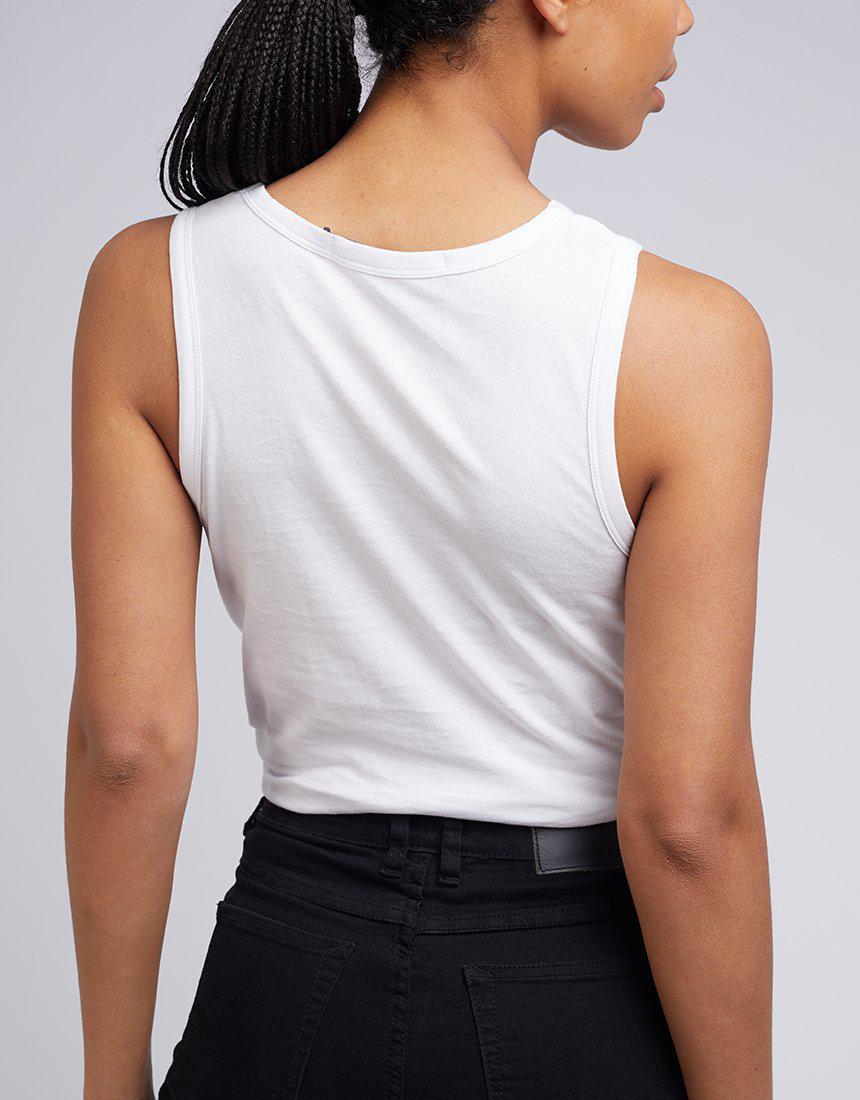 Silent Theory Ladies-Off Beat Tank 3Pk White/black/charcoal-Edge Clothing